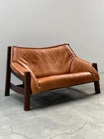 Sofa - 2-zitplaats - Eik, Leder - im Braziliaanse ontwerp