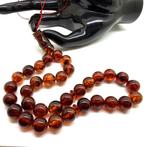 Tesbih misbaha gebedsketting van kralen in cognac -