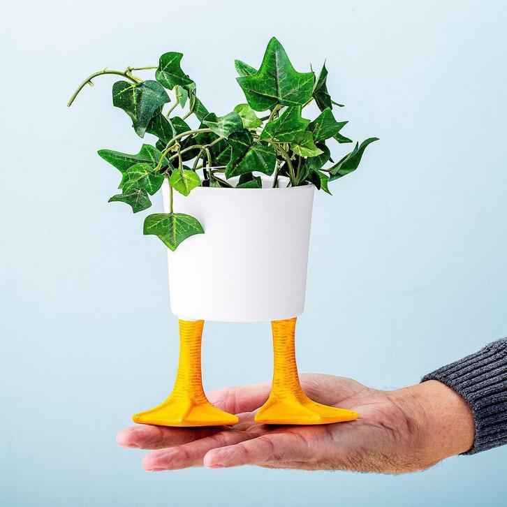 Bloempot Met Eendenpoten - Groot, Tuin en Terras, Bloempotten, Verzenden