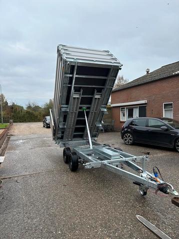 Elektrische kipper 3.5T, 3x35cm zijborden, oprijplaten enz. beschikbaar voor biedingen