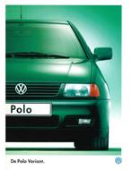1997 VOLKSWAGEN POLO BROCHURE NEDERLANDS, Boeken, Nieuw, Volkswagen, Author