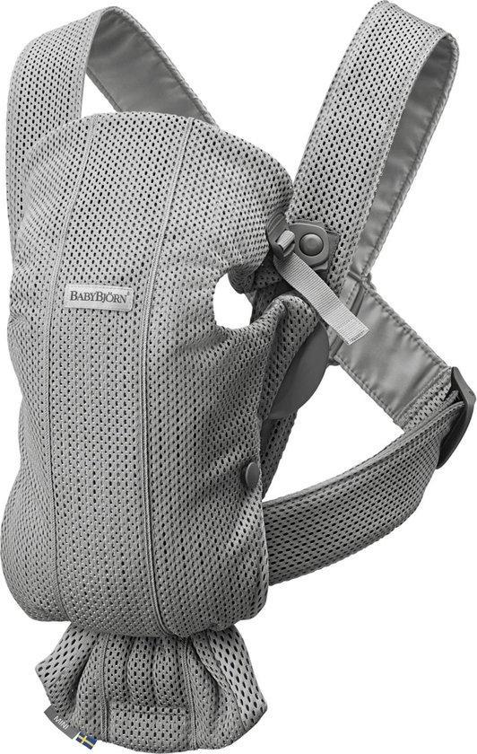 BABYBJÖRN Draagzak Mini grijs 3D mesh, Kinderen en Baby's, Babydragers en Draagdoeken, Verzenden