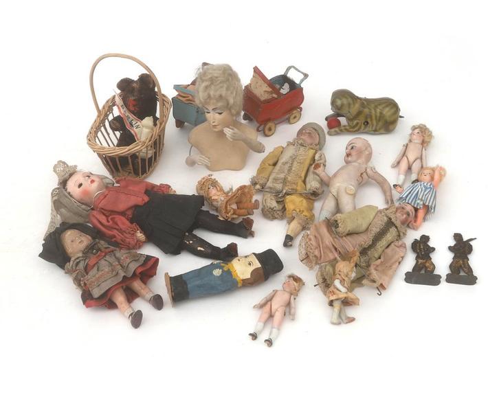 Een kavel speelgoed, 20e eeuw, Verzamelen, Speelgoed, Gebruikt