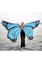 Luxe Grote Vlinder Vleugels Kostuum Blauw Vlindervleugels Pa, Kleding | Dames, Carnavalskleding en Feestkleding, Nieuw, Carnaval