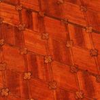 Ronde bijzettafel met lade en uitbundig ingelegd blad ca 187, Antiek en Kunst, Antiek | Meubels | Tafels, Ophalen of Verzenden