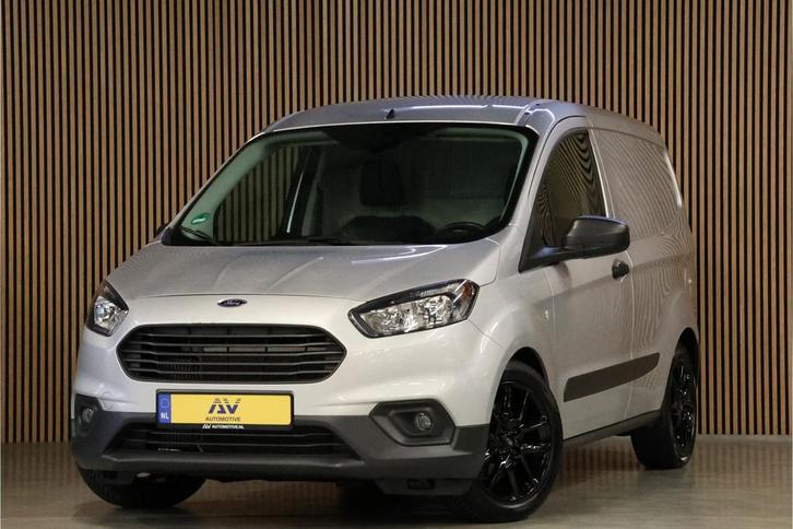 Ford Transit Courier 1.0 100 PK | Marge | BTW / BPM Vrij | A, Auto's, Bestelauto's, Dealer onderhouden, Lease, Zwart, Handgeschakeld