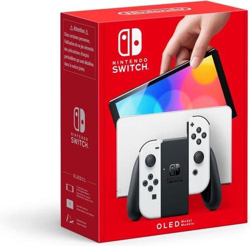 Nintendo Switch OLED - Wit 64GB, Spelcomputers en Games, Spelcomputers | Overige, Verzenden