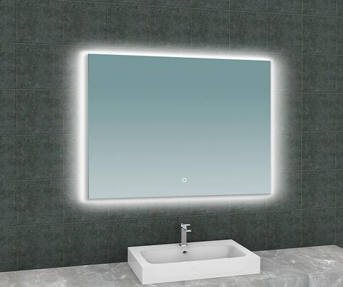 Soul spiegel + Led rechthoek 1000x800, Huis en Inrichting, Woonaccessoires | Spiegels, Ophalen of Verzenden