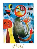 Kunstdruk Joan Miro - Les echelles en roue 60x80cm, Huis en Inrichting, Verzenden, Nieuw