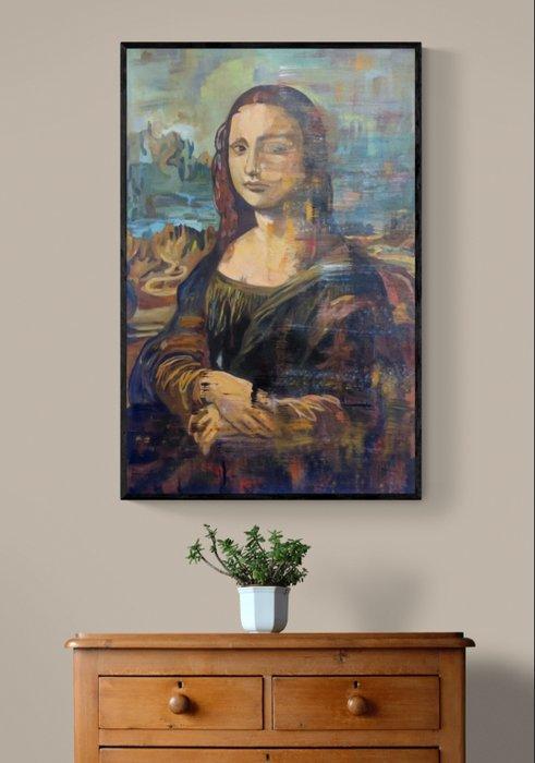 Dian Petrov (XX) - Monna, Antiek en Kunst, Kunst | Schilderijen | Modern