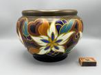 Puntgave Zenith, Gouda: cachepot plateel Daisy - grote