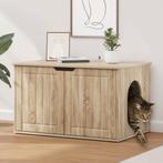 vidaXL Kattenhuis Sonoma 85 x 55 x 50,5 cm Bewerkt hout, Dieren en Toebehoren, Katten-accessoires, Verzenden, Nieuw