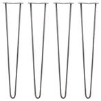 4 x 71cm Hairpin retro pootjes tafelpoten pinpoten - 2 Ledig, Verzenden, Nieuw