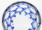 Otto Prutscher-Art Deco Cobalt Crystal Glass Bowl, 1920 -, Antiek en Kunst, Antiek | Glas en Kristal