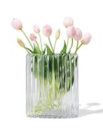 HEMA Vaas 20x28cm glas ovaal transparant, Huis en Inrichting, Woonaccessoires | Vazen, Verzenden, Nieuw
