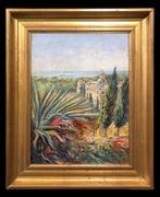 José de la Fuente Grima (1915-1997) - Málaga: La Mairie vue, Antiek en Kunst, Kunst | Schilderijen | Klassiek