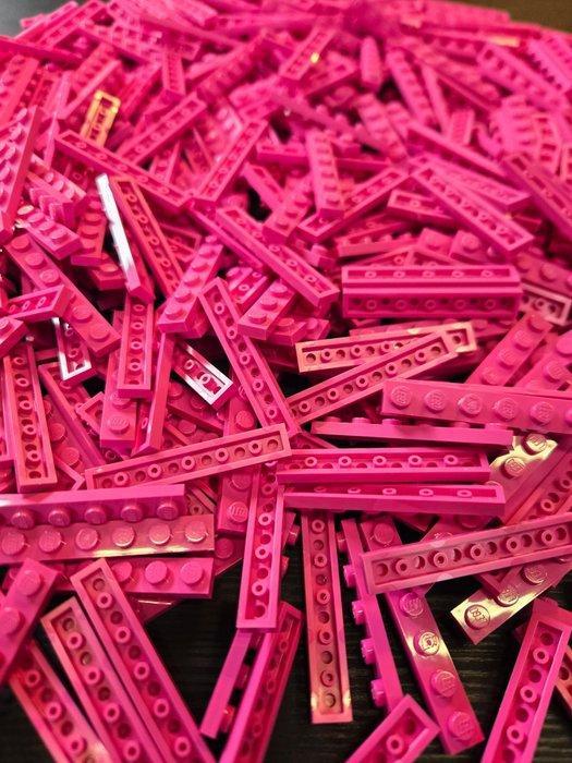 Lego Onderdelen - New Plates 1x6 dark pink 500pcs, Kinderen en Baby's, Speelgoed | Duplo en Lego
