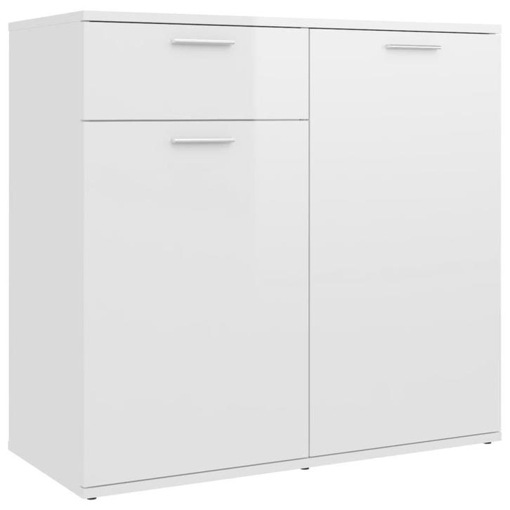 Dressoir 80cm hoogglans wit | retourdeal | 55% korting, Huis en Inrichting, Kasten | Dressoirs, 50 tot 100 cm, 25 tot 50 cm, Nieuw