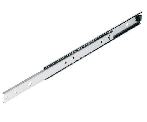 Paar ladegeleiders enkel uittrekbaar RVS 55 cm, Doe-het-zelf en Verbouw, IJzerwaren en Bevestigingsmiddelen, Nieuw, Ophalen of Verzenden