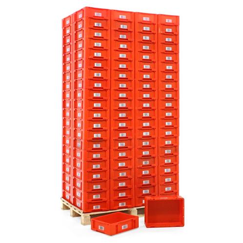 Gebruikte euronorm stapelbakken palletaanbieding klt alle, Doe-het-zelf en Verbouw, Kratten en Dozen, Ophalen of Verzenden