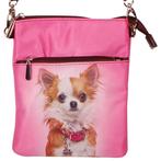 Schoudertasje chihuahua NIEUW, Ophalen of Verzenden, Nieuw, Bruin