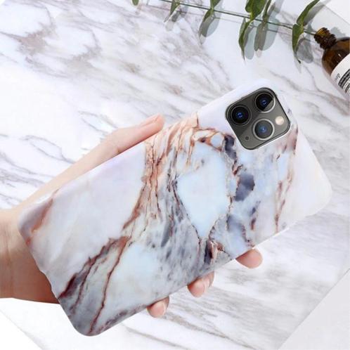 iPhone 6S Plus Hoesje Marmer Textuur - Shockproof Glossy, Telecommunicatie, Mobiele telefoons | Hoesjes en Frontjes | Apple iPhone