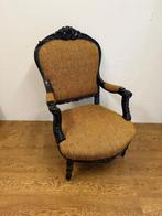 Gebruikte Barok Fauteuil - S3916 - Vintage/Café, Huis en Inrichting, Fauteuils, Ophalen, Nieuw
