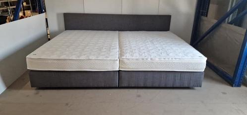 Boxspring 280x200 cm magazijn verkoop, Huis en Inrichting, Slaapkamer | Boxsprings, 140 cm, 200 cm, Grijs, Tweepersoons, Nieuw