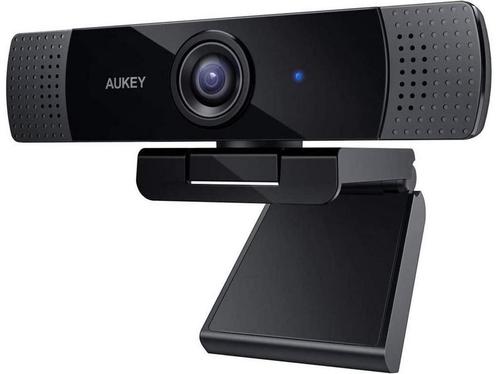 Aukey PC-LM1 1080p Full HD Webcam met Autofocus, Computers en Software, Webcams, Nieuw, Verzenden