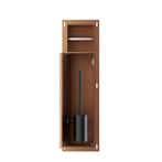 Toiletrol- en Borstelhouder Inbouw BWS Milan Betegelbaar, Doe-het-zelf en Verbouw, Sanitair, Ophalen of Verzenden, Nieuw, Bad