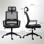 TRUUSK Bureaustoel Ergonomische Bureaustoel Met Armleuning,, Verzenden, Nieuw