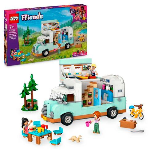 LEGO Friends 42663 Camperavontuur met Vrienden, Kinderen en Baby's, Speelgoed | Duplo en Lego, Nieuw, Verzenden