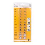 Raymax Batterij knoopcel assortiment - 10 types - 24 stuk..., Audio, Tv en Foto, Accu's en Batterijen, Ophalen of Verzenden, Nieuw