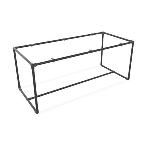 Steigerbuis Tafel Klagenfurt | Zwart 33.7 MM | DIY | Bouwpak, Huis en Inrichting, Tafels | Eettafels, Ophalen of Verzenden