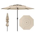LIVSK Grote Tafelparasol - Kantelmechanisme - Handslinger -, Tuin en Terras, Verzenden, Nieuw