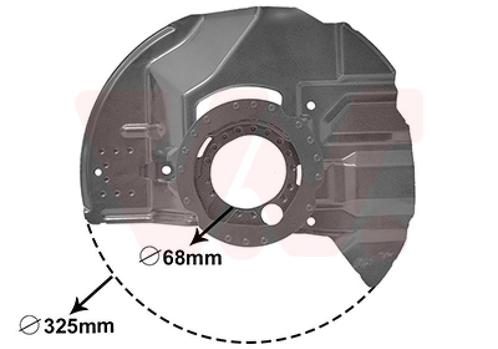 REMSCHIJF BESCHERMER VOOR BMW 3 E46 1997-2001 34111164384, Auto-onderdelen, Remmen en Aandrijving, Nieuw, Ophalen of Verzenden