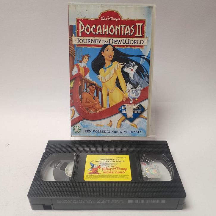 Disney Pocahontas II Journey to a New World VHS, Cd's en Dvd's, VHS | Kinderen en Jeugd, Ophalen of Verzenden