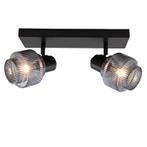 Retro plafondspot grijs, Paris, Huis en Inrichting, Lampen | Plafondlampen, Ophalen of Verzenden, Nieuw, Glas, Retro