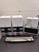 L-Acoustics Speakerset – 2x 108P + 2x SB15P (Wit) met Flight, Ophalen, Gebruikt