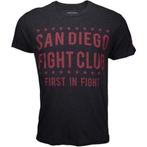 Bad Boy San Diego Fight Club T Shirt Donkergrijs Rood, Kleding | Heren, Sportkleding, Nieuw, Maat 46 (S) of kleiner, Bad Boy, Ophalen of Verzenden