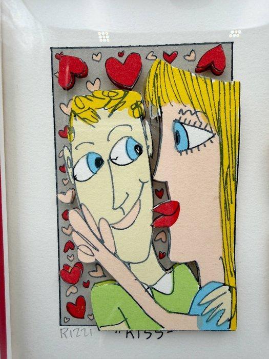 ≥ James Rizzi (1950-2011) - KISS-KISS-BANG-BANG · 3D — Kunst