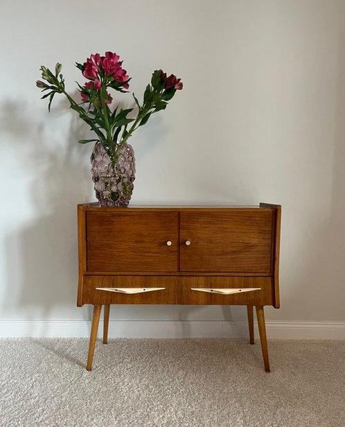 Ladekast - Hout - Mid-eeuws modern, Antiek en Kunst, Kunst | Designobjecten