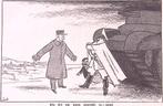 Pétain weert Hitler bij Bizerta op spotprent (lijst optie), Verzamelen, Verzenden, Foto of Poster