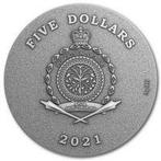 Niue. 5 Dollars 2021 Schatz der Azteken - Treasures of