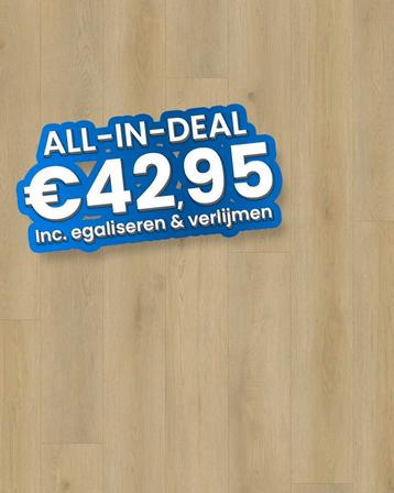 -21% | Actie vloer Plak PVC Plank Naturel eiken - OP = OP! | beschikbaar voor biedingen