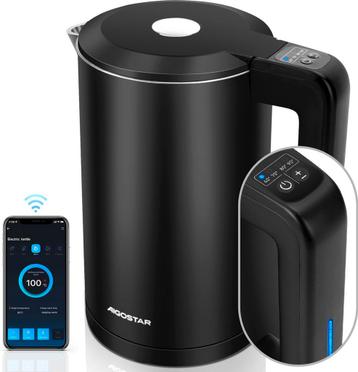 Aigostar Smart Waterkoker - Dubbelwandig - 1.7L - 2200W beschikbaar voor biedingen