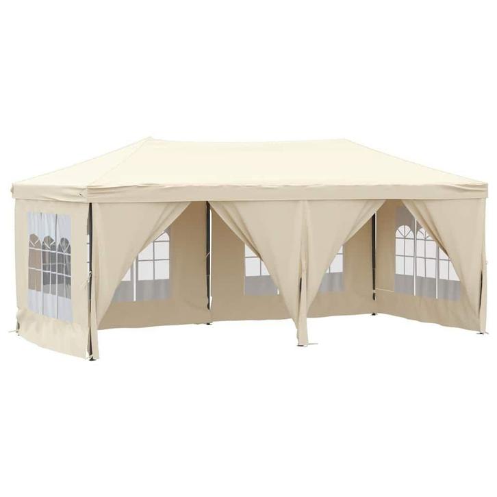 Partytent 3x6 Creme | Inklapbaar! Retourdeal | 55% Korting, Tuin en Terras, Partytenten, Minder dan 4 meter, 5 tot 8 meter, Opvouwbaar
