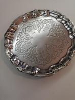 Dienblad - Zilver - Antiek zilveren dienblad, Antiek en Kunst