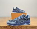 Louis Vuitton - LV Trainer Blue Patchwork Monogram Denim -, Kleding | Heren, Schoenen, Nieuw