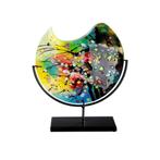 Glasart ronde siervaas Nicosia, Huis en Inrichting, Woonaccessoires | Wanddecoraties, Verzenden, Nieuw